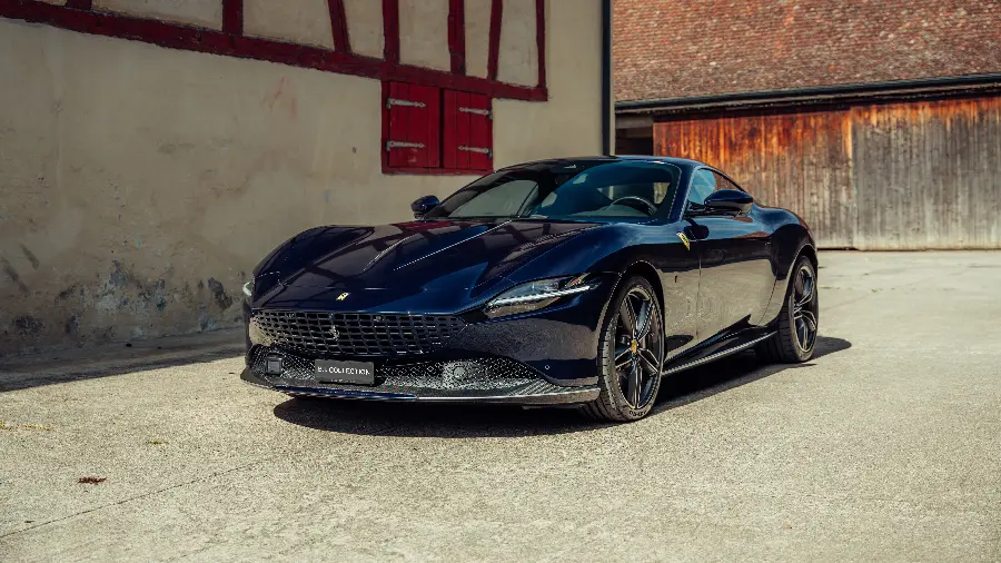 تصویر Ferrari Roma Tailor با کیفیت 8K برای والپیپر