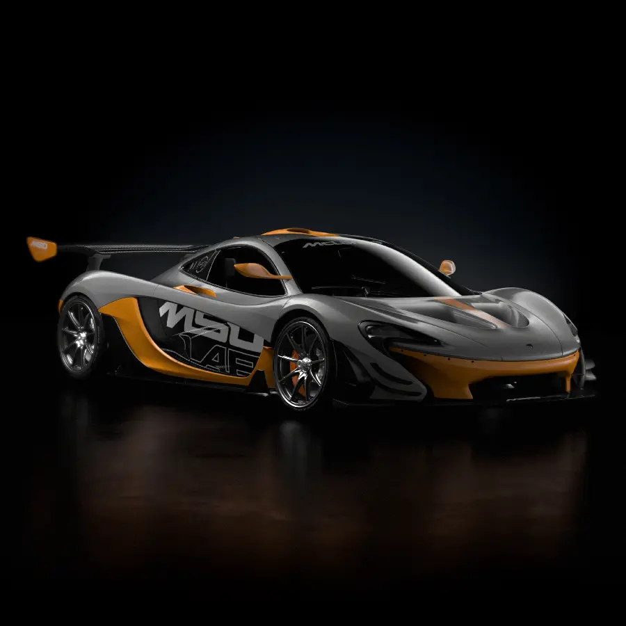 تصویر مکلارن P1 GTR با کیفیت بالا برای دانلود