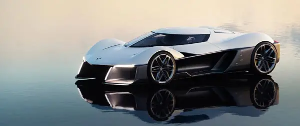 والپیپر HD خودروی مفهومی شورولت کوروت 2025