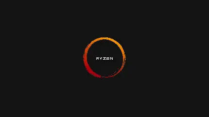 والپیپر پردازنده AMD رایزن با تم تاریک و کیفیت 8K