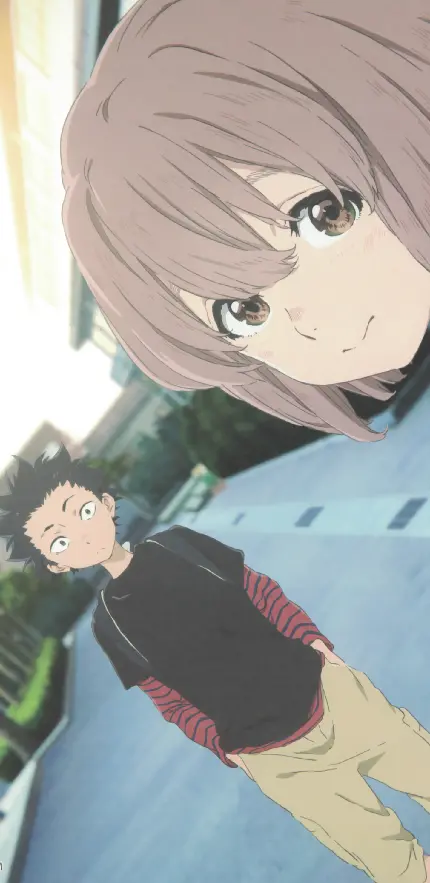 والپیپر انیمه Koe No Katachi با کیفیت 4K برای موبایل
