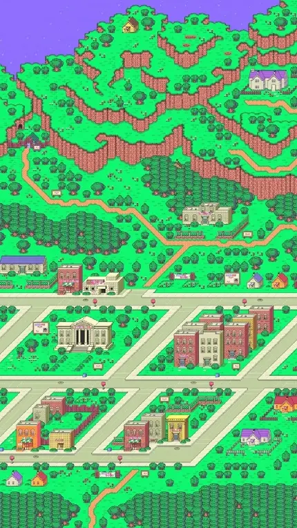 پوستر بازی EarthBound با کیفیت فول اچ دی