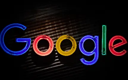 تصویر لوگو گوگل با تم تاریک و کیفیت 5865x3672 برای والپیپر دسکتاپ