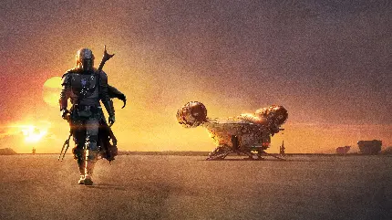 تصویر سریال The Mandalorian برای قاب گوشی