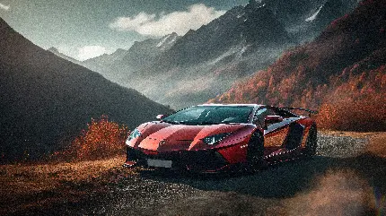 عکس لامبورگینی با کیفیت 4K و رزولوشن 5120x2880