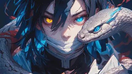 تصویر هنری Demon Slayer با کیفیت 5K برای والپیپر