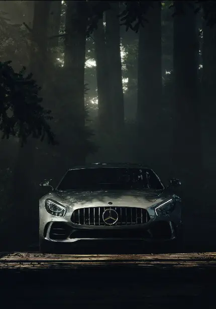 تصویر زمینه مرسدس بنز AMG GT با کیفیت 4K برای موبایل