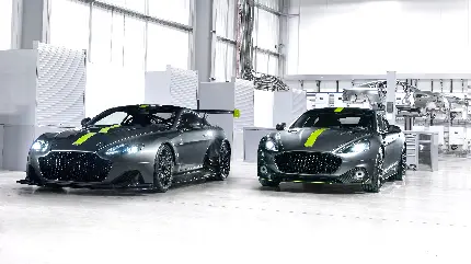 چاپ پوستر عکس استون مارتین Rapide AMR Vantage AMR Pro 2018 با کیفیت HD