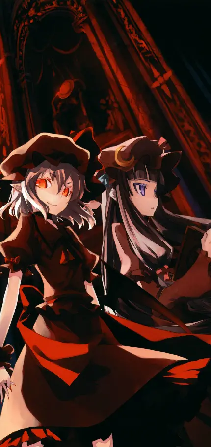 تابلو انیمه Touhou با کیفیت 4K