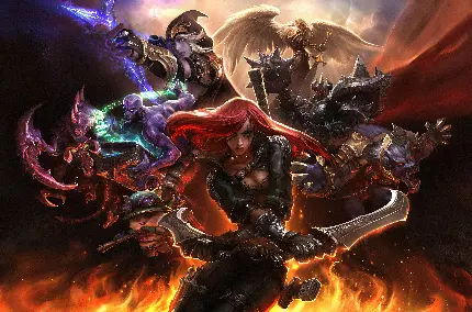 عکس بازی League of Legends با کیفیت 4K برای علاقه مندان