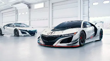 عکس ماشین مسابقه ای آکورا NSX GT3 با کیفیت HD