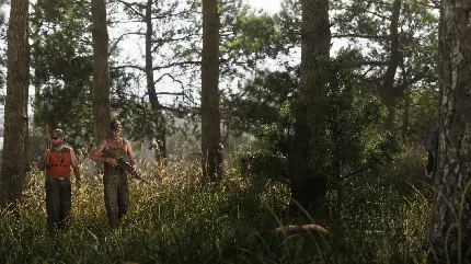 تصویر جنگل در بازی GTA 6 با نورپردازی زیبا و کیفیت 4K