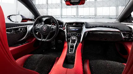 عکس داخلی ماشین آکورا NSX 2019 با کیفیت 4K و HD