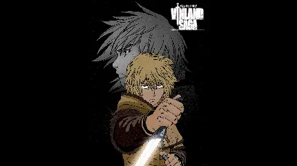 والپیپر تورفین از Vinland Saga با طراحی AMOLED کیفیت 5K