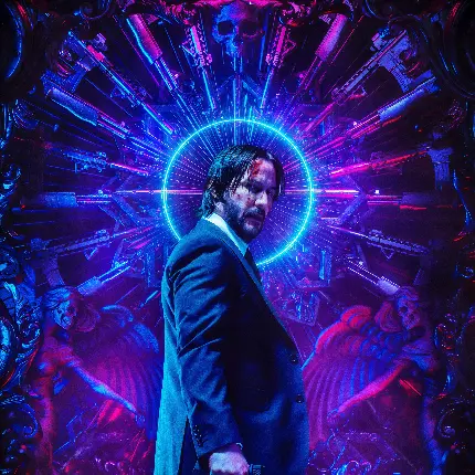 تصویر John Wick با بازی کیانو ریوز برای قاب گوشی