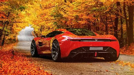 تصویر مفهومی جذاب استون مارتین DBC با کیفیت بالا