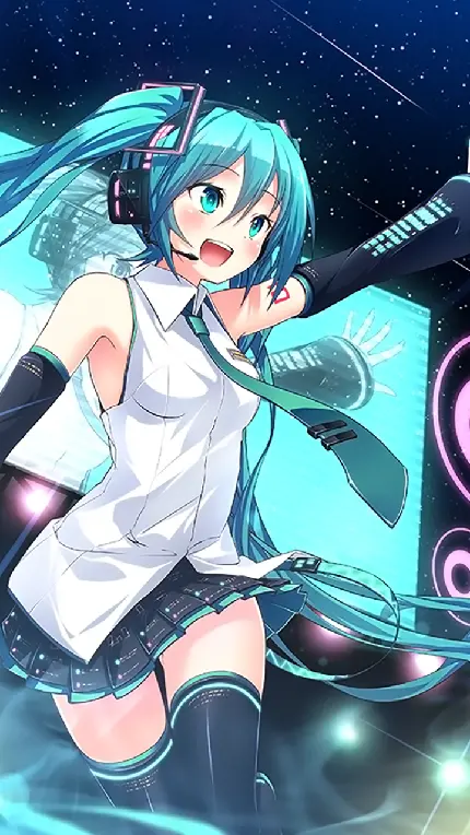 پوستر انیمه Vocaloid با کیفیت Ultra HD برای چاپ