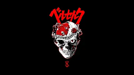 والپیپر شوالیه جمجمه از Berserk با کیفیت 5K