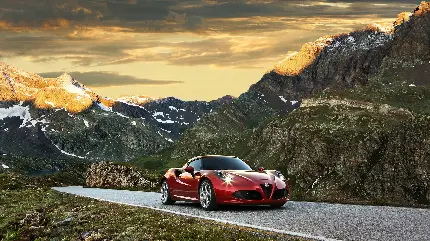 والپیپر آلفارومئو 4C 2014 با کیفیت بالا