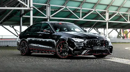 عکس مرسدس AMG C 63 S با کیفیت بالا برای دانلود