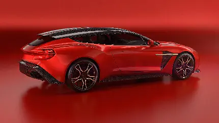 چاپ پوستر والپیپر استون مارتین Vanquish Zagato Shooting Brake