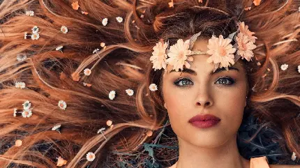 عکس مدل زیبا با جلوه فانتزی و کیفیت بالا برای والپیپر