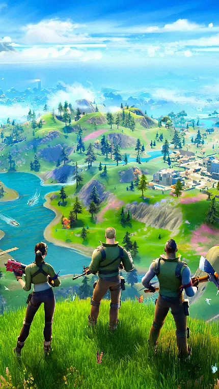 تصویر زمینه بازی فورتنایت برای موبایل با کیفیت اچ دی