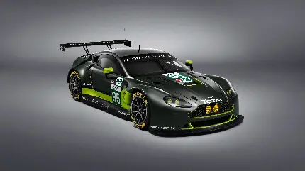 چاپ پوستر عکس هنری استون مارتین V8 Vantage GTE با کیفیت HD