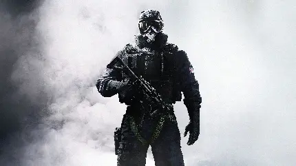 تصویر با کیفیت 4K از شخصیت Mute در بازی Rainbow Six Siege
