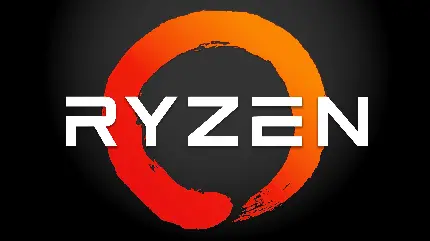 والپیپر پردازنده AMD Ryzen با تم تاریک در کیفیت 4K
