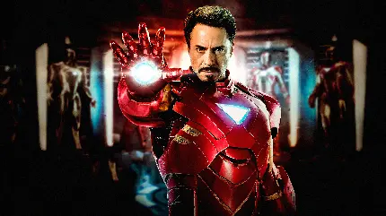 والپیپر Robert Downey Jr. در نقش Iron Man با کیفیت Full HD