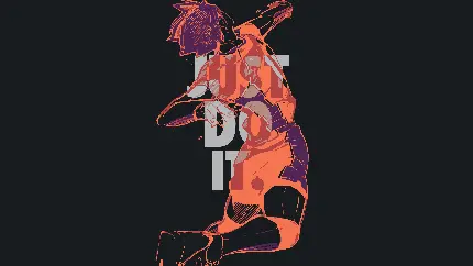 والپیپر Just Do It با طراحی مینیمال و پس زمینه تاریک کیفیت 4K