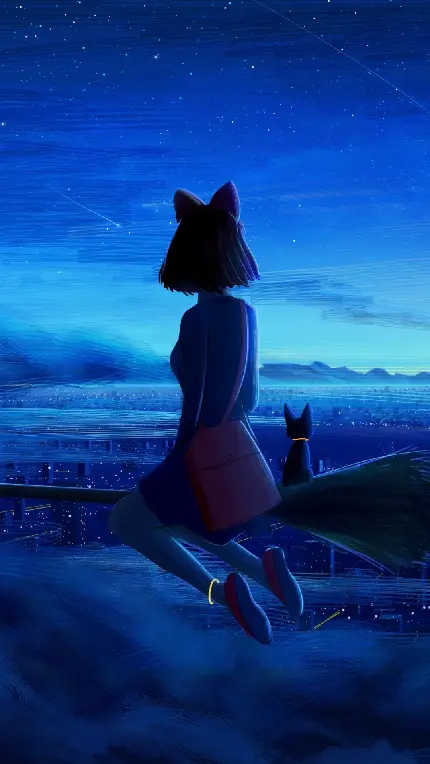 والپیپر انیمه Kikis Delivery Service با کیفیت فول اچ دی