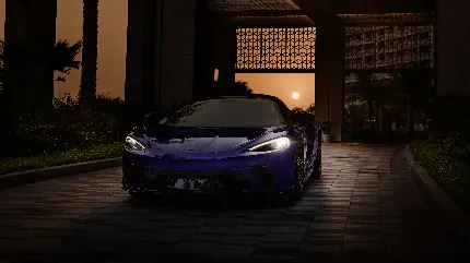 تصویر مکلارن GTS شبانه با کیفیت بالا برای دانلود