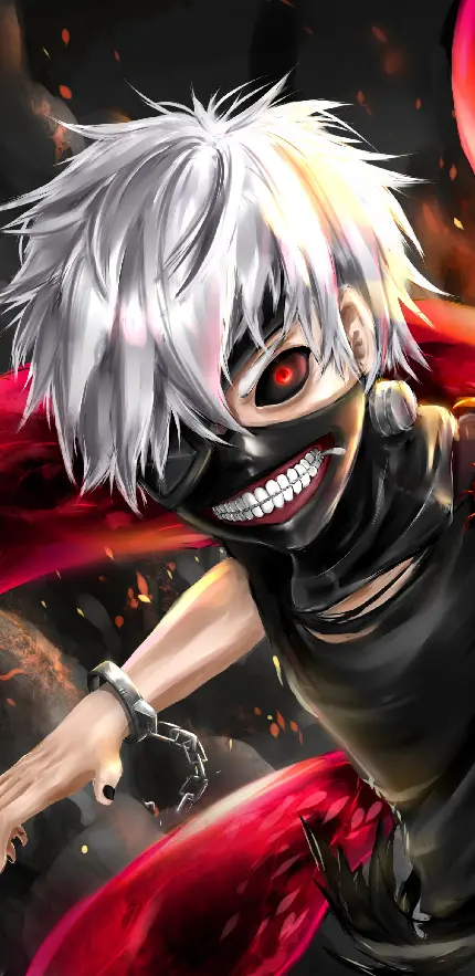 تصویر زمینه انیمه Tokyo Ghoul با کیفیت اچ دی برای موبایل