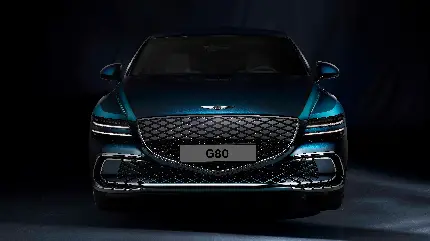چاپ پوستر تصویر جنسیس G80 الکتریکی 2027 با رزولوشن Ultra HD