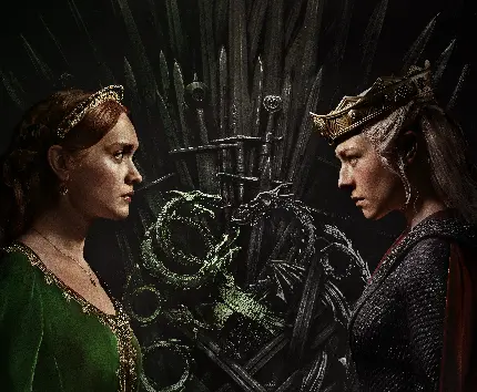 تصویر پرنسس رینیرا از سریال House of the Dragon برای قاب گوشی