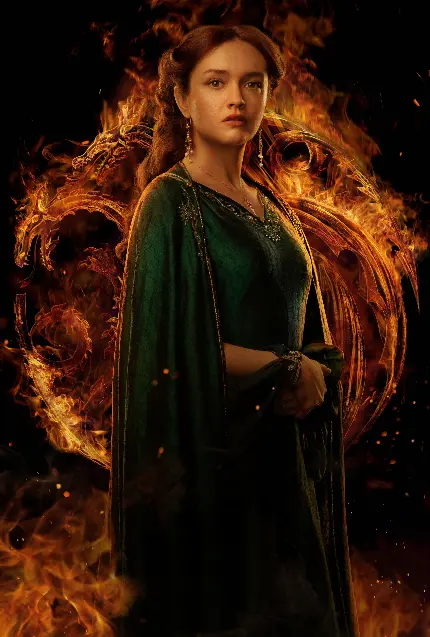 عکس Olivia Cooke در House of the Dragon با کیفیت 4K