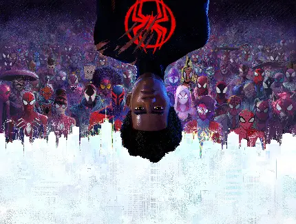 عکس اسپایدرمن در فیلم Across the Spider-Verse برای والپیپر