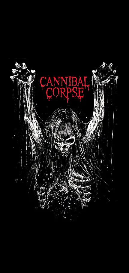 تصویر موسیقی Cannibal Corpse مخصوص چاپ قاب آیفون با کیفیت Full HD