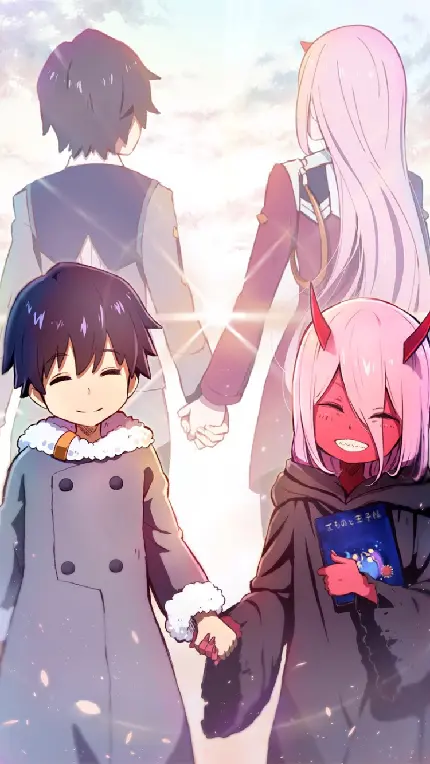 پوستر انیمه Darling in the FranXX با کیفیت بالا