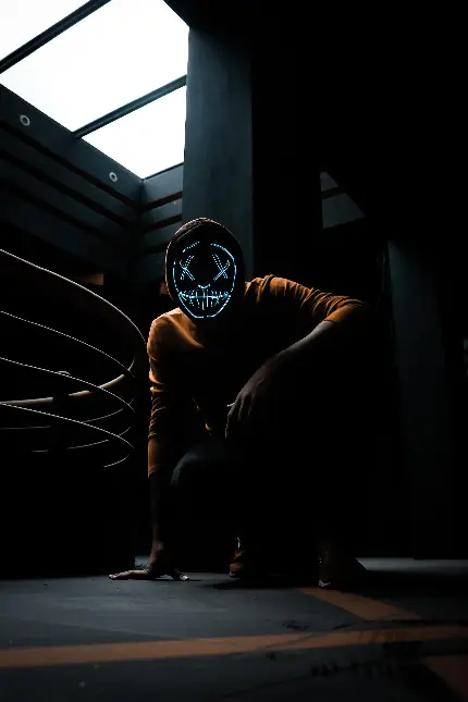 والپیپر مرد با ماسک Anonymous در کیفیت بالا