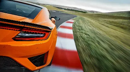 تصویر زمینه ماشین آکورا NSX 2019 با کیفیت 4K