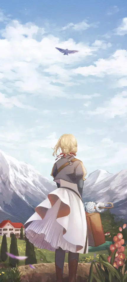 تصویر انیمه Violet Evergarden با کیفیت فول اچ دی برای موبایل