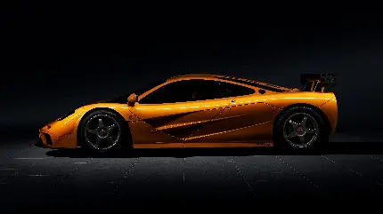 تصویر McLaren F1 با پس زمینه تاریک و کیفیت 5K