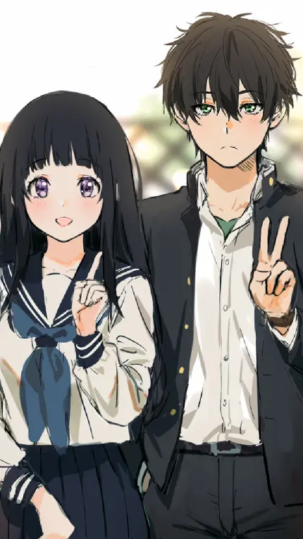 پوستر انیمه Hyouka با کیفیت بالا برای چاپ A3