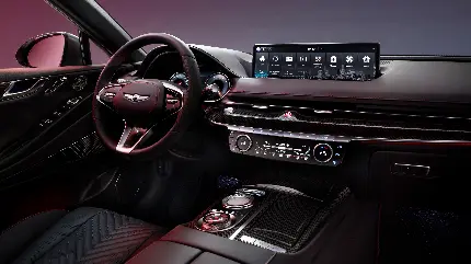 چاپ پوستر تصویر زمینه جنسیس G80 اسپورت 2021 با کیفیت Full HD