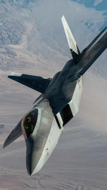 عکس جنگنده F-22 Raptor با کیفیت فول اچ دی برای والپیپر