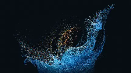 والپیپر دارک سامسونگ گلکسی با کیفیت 4K و ابعاد 3840x2160