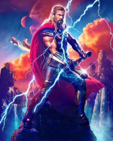 تصویر ثور در فیلم Love and Thunder با کیفیت بالا